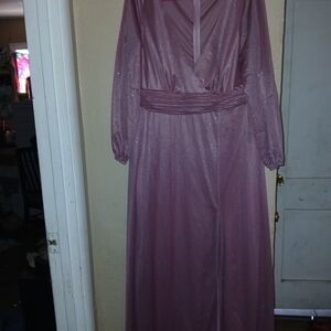 Ever Pretty Shimmering Purple Wedding Dress